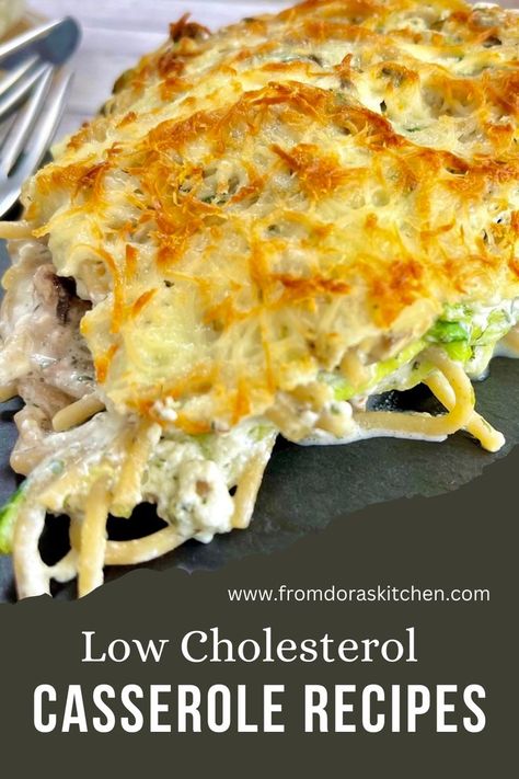 Finding tasty and low cholesterol recipes can be hard, but I have a recipe for you. My low cholesterol casserole recipe will charm you with the flavor, while not raising your cholesterol levels. Low cholesterol recipes can be tasty, and my vegetable casserole is one of them. Try my low cholesterol recipe, and enjoy a flavorsome meal. Easy Low Cholesterol Meals, Low Cholesterol Recipes Dinner, Low Cholesterol Breakfast, Heart Healthy Recipes Cholesterol, Cholesterol Friendly Recipes, Low Cholesterol Diet Plan, Whole Grain Pasta, Lower Cholesterol Diet, Vegetable Casserole Recipes