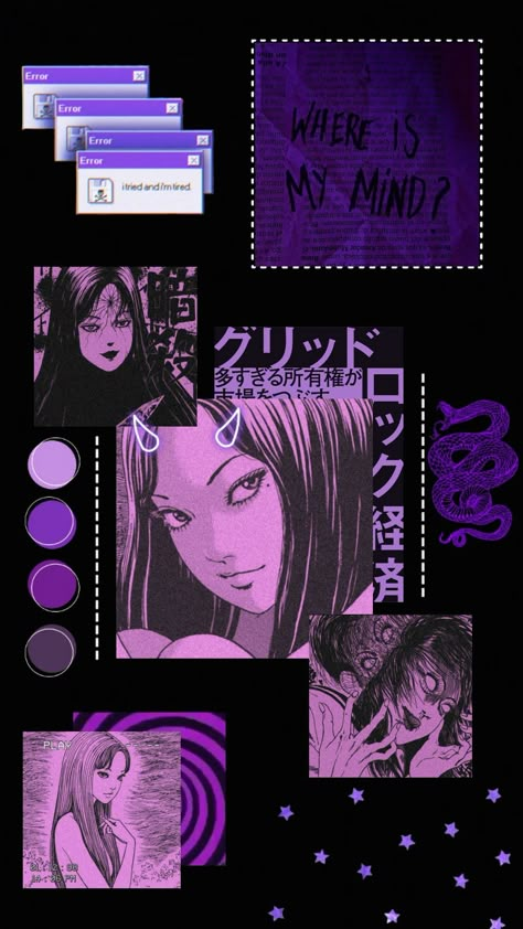 Edgy Anime Wallpaper, Tomie Wallpapers Aesthetic, Anime Asthetic Wallpers, Tomie Wallpapers, Tomie Aesthetic, Junji Ito Wallpaper, Junji Ito Aesthetic, Manga Tomie, Tomie Manga