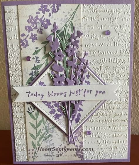 Painted Lavendar Cards, Stampin Up Painted Lavender Bundle, Stampin Up Lavender Suite, Su Perennial Lavender Cards, Stampin Up Lovely Lavender, Perennial Lavender Dsp Stampin Up Cards, Su Painted Lavender Cards, Su Get Well Cards, Su Cards Ideas