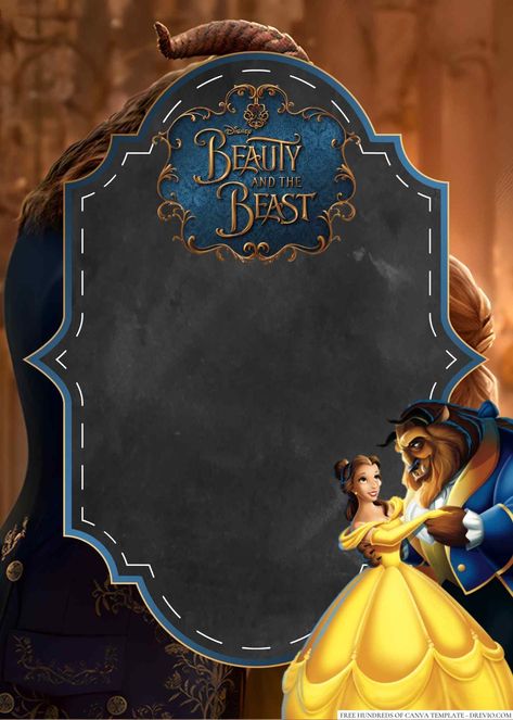 Beauty And The Beast Invitation Template, Beauty And The Beast Template, Beauty And The Beast Invitations, Disney Stationary, Beauty And The Beast Diy, Beauty And The Beast Birthday, Beauty And Beast Birthday, Beauty And The Beast Wallpaper, Beauty And The Beast Theme