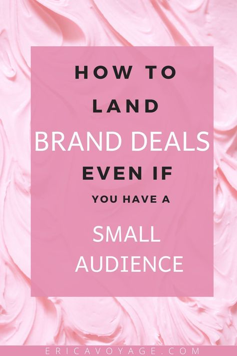 Want to land brand deals, even though you have a small audience? Read this blog to find out how YOU can land brand deals even if you have a small audience.  #branddeals #collaborations #microinfluencer #influencer #brandcollabs #workwithbrands #smallaudiences How To Get Brand Deals On Instagram, Paid Brand Collaborations, Influencer Brand Deals, Influencer Brand Deals Aesthetic, How To Get Brand Deals, Brand Deals Aesthetic, Saving Money Monthly, Influencer Poses, Ugc Tips