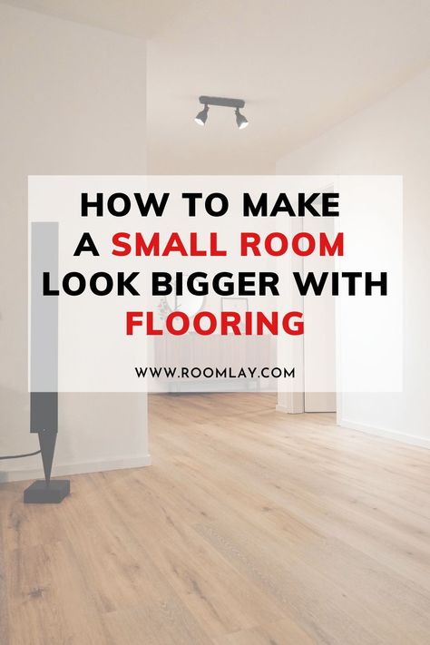 Here is list of small space hacks are easy to follow, and are sure to make your small room look bigger with flooring. Try combine these tips, to turn your tiny room into a large and airy space! #smallroom #flooring #homedecor Small Living Room Flooring, Floor Tiles Color Living Room, Small Home Flooring Ideas, Flooring Ideas For Small House, Small Space Tile Floor, Flooring For Small Spaces, Small House Flooring Ideas, Small Room Flooring Ideas, Small Apartment Flooring Ideas