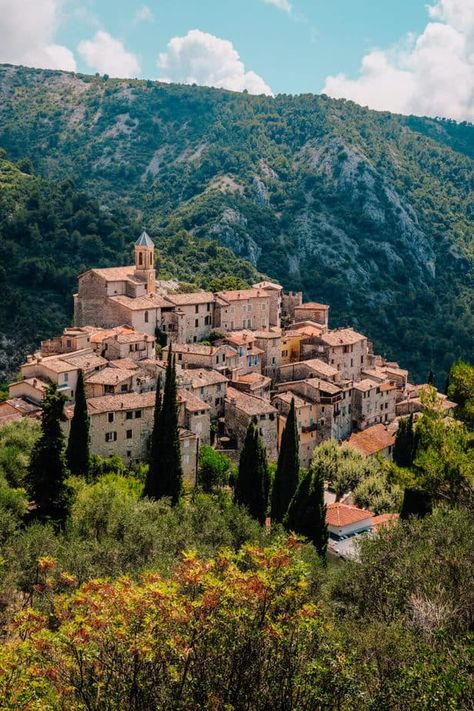 Peillon Village in France. The Most Beautiful Villages in the South of France that you need to add to your France bucket list! Small, charming french villages near the coast of Nice, France that will make for the perfect day trip! #bucketlistfrance #frenchriviera #southoffrance | villages in france beautiful places | french riviera aesthetic | cote d'azur | nice france day trips | south of france travel destinations | south of france aesthetic | eze france | Nice France Travel, Eze France, France Itinerary, France Aesthetic, Medieval Village, France Travel Guide, Gift Shops, Chateau France, Visit France