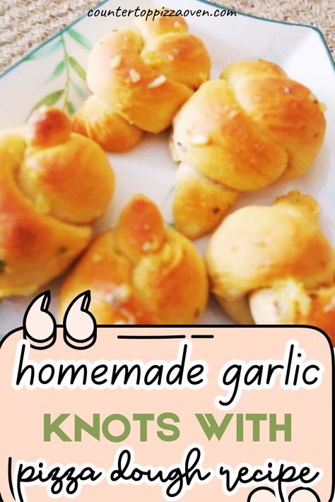 Try Garlic Knots with Pizza Dough for an effortless, homemade snack! This cheesy recipe makes garlic knots from scratch using fresh pizza dough. Soft and golden, they’re ready in minutes and perfect for pairing with any meal. Great for parties or as an easy appetizer! Pizza Dough Appetizers, Garlic Knots With Pizza Dough, Easy Garlic Knots, Homemade Garlic Knots, White Pizza Sauce, Fresh Pizza, Garlic Knots Recipe, Small Pizza, Leftover Dough