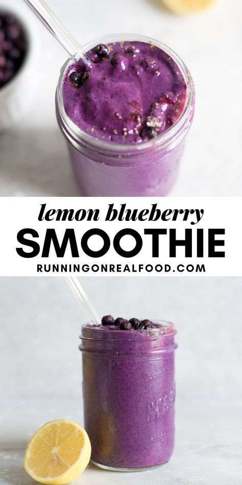 Lemon Smoothie Recipes, Plant Based Smoothies, Lemon Smoothie, Protein Powder Smoothie, Blueberry Smoothie Recipe, Protein Smoothies, Blueberry Smoothie, Protein Smoothie Recipes, Plant Based Protein Powder