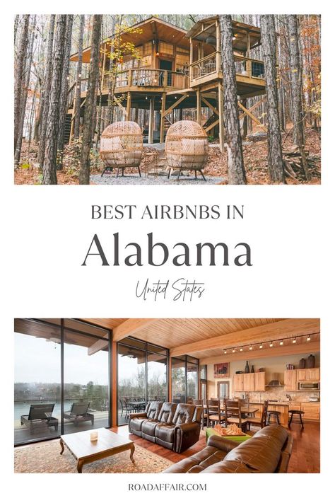 Discover the top 15 Airbnbs in Alabama, USA, from charming cottages to secluded cabins. Plan your next getaway with these unique accommodations! Save this pin to your travel board or click through to read the full article and start planning your Alabama adventure today. Secluded Cabin, Gulf Shores, Travel Articles, Travel Board, White Sand Beach, State Parks, Alabama, The South, Road Trip