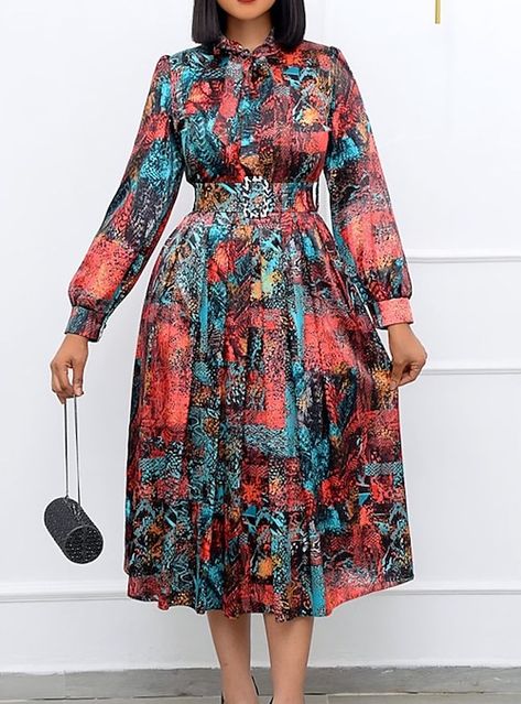 Bubu Gown, Bubu Gown Styles, Print Dress Designs, Chiffon Shift Dress, African Attire Dresses, African Wear Styles For Men, African Fabric Dress, Long African Dresses, Corporate Dress