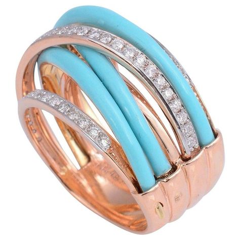 Check out this item from 1stdibs! Enamel Diamond 18 Karat Gold Overlapping Ring: https://www.1stdibs.com/id-j_12548352 Multi Band Ring, Rose Gold Band Ring, Rings Opal, Diamond Chandelier Earrings, Pave Diamond Band, Diamond Butterfly, Engagement Rings Opal, Rose Gold Band, Gold Band Ring