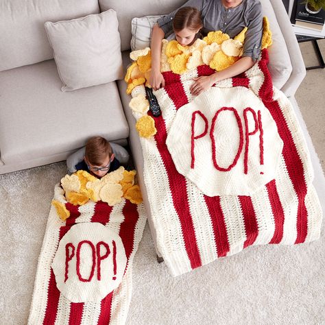 Bernat Pop! Pop! Popcorn Crochet Snuggle Sack, Child Crochet Snuggle Sack, Popcorn Crochet, Crochet Snuggle, Bernat Baby Blanket Yarn, Crochet Mermaid Tail, Bernat Yarn, Crochet Crowd, Pop Popcorn, Crochet Mermaid