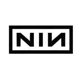 NIN Nine Inch Nails band music listed in music and bands decals. Issues Band, Nails Logo, Rock Band Logos, Nail Logo, Nine Inch, Nine Inch Nails, Music Logo, Band Logos, Great Bands