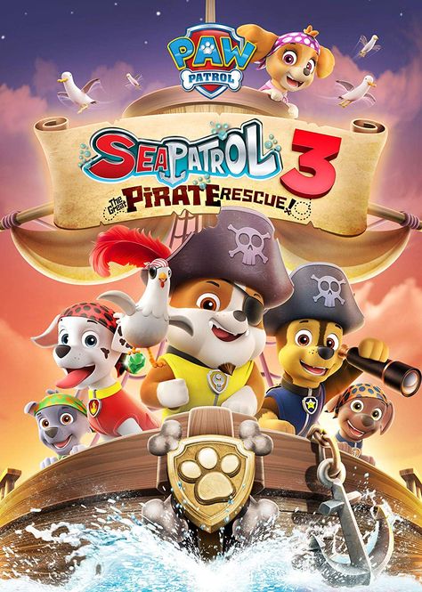 Sea Patrol 3: The Great Pirate Rescue! Pirate Cave, Puppy Pool, Paw Patrol Cartoon, Kids Toys For Boys, Paw Patrol Pups, Pirate Adventure, Paw Patrol Nickelodeon, Paw Patrol Party, The Pirate