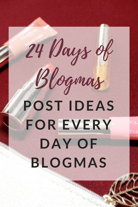 Vlogmas Ideas, Christmas Posts, Blog Post Topics, Channel Ideas, Blog Writing Tips, Blog Checklist, Blog Post Ideas, I Love Christmas, Editorial Calendar