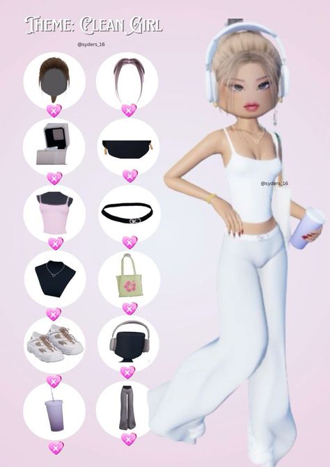 Ready to step up your style game? Learn how to create flawless dress to impress outfits with these expert tips. From choosing the right fit to accessorizing like a pro, these ideas will help you put together outfits that not only look great but also make you feel confident. Dress to impress with ease and grace. Roblox Dress Up Games, Clean Girl Dress To Impress Outfit, Dressed To Impress Outfits, Dti Roblox Outfit Clean Girl, Me Right Now Dress To Impress Outfit, Dress To Impress Inspo Outfits, Dress To Impress Clean Girl Theme, Clean Girl Dti Outfits, Dti Roblox Mean Girl Outfit