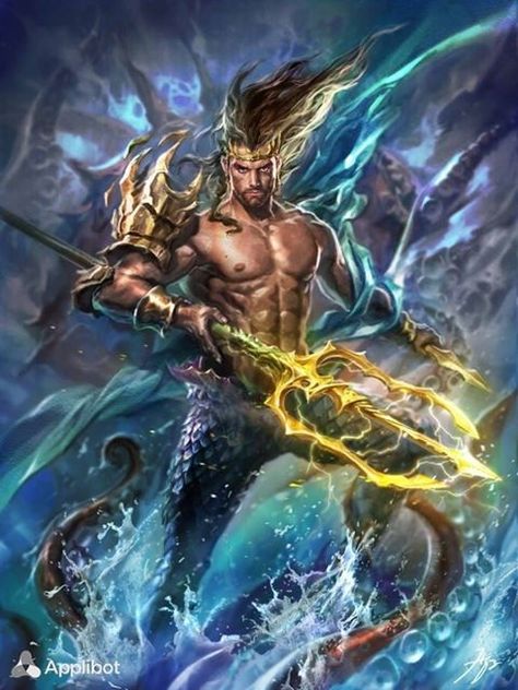 Triton--son of Poseidon, King of the Atlantic, and Guardian of the Sea. Greek Mythology Gods, Greek Gods And Goddesses, Greek And Roman Mythology, Greek Mythology Art, Peter Paul Rubens, Mermaids And Mermen, Roman Mythology, Mythology Art, Mythological Creatures