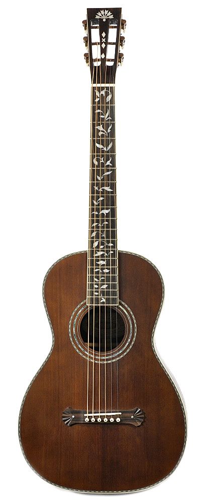 WASHBURN R320SWRK Solid Spruce/Rosewood Parlor Guitar | Chicago Music Exchange Guitar Asthetics, Parlour Guitar, How To Learn Guitar, Washburn Guitars, Parlor Guitar, Guitar Inlay, Making Musical Instruments, Guitar Lessons For Beginners, Somebody Else