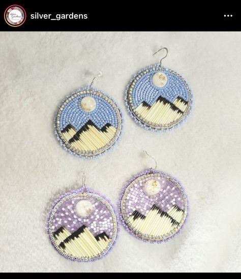 Flat Stitch Beading Patterns, Flat Stitch Beading, Caribou Tufting, Indigenous Beadwork, Beaded Birds, Wire Wrapping Tutorials, Seed Beads Jewelry, Quill Work, Beaded Projects