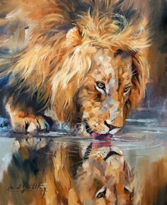 Animal Oil Painting, Painting Realism, Lion Artwork, Lion Painting, Big Cats Art, Prophetic Art, Wildlife Paintings, Tiger Art, Lion Art