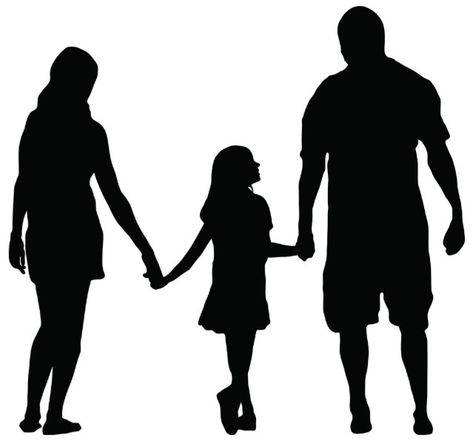 Father Daughter Photos, Family Silhouette, Silhouette Family, Airplane Silhouette, House Silhouette, Kids Silhouette, Family Vector, Silhouette People, Couple Silhouette