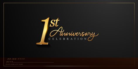 #1st #anniversary #celebration #logotype #with #handwriting #golden #color #elegant #design #isolated #on #black #india #love #graphicdesign #calligraphy #art #fashion #people #birthday #logo #friends #instagood #photography #handlettering #young #instagram #montreal #wedding 1st Anniversary Logo, Sanjeev Kumar, Moodboard Design, Birthday Logo, Birthday Flags, Montreal Wedding, India Love, Anniversary Logo, Nice Art