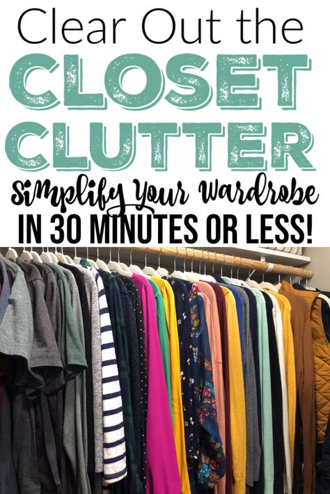 Closet Tips, Organizing Closet, Closet Full Of Clothes, Declutter Your Closet, Clear Clutter, Management Organization, Simply Organized, Declutter Closet, Genealogy Organization