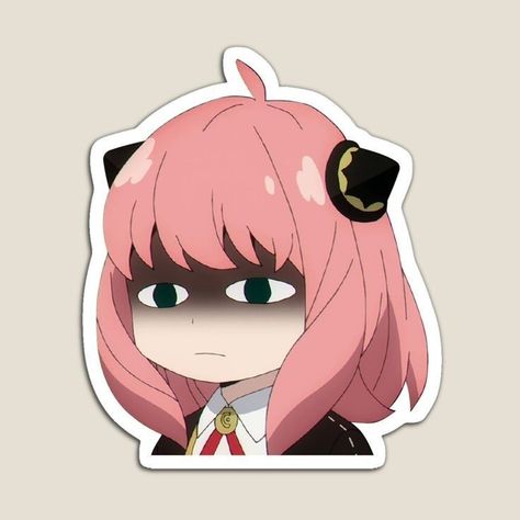 Anya Sticker, Adult Stickers, Anime Spy X Family, Family Stickers, Anya Forger, Friend Girlfriend, Funny Emoji, Friend Anime, Phone Stickers