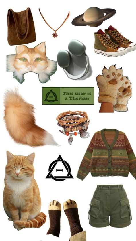 Therian red cat-✨☀️outfits Forestcore Fashion, Cat Outfits, Felt Animal Masks, Silly Clothes, I Need Friends, Earthy Outfits, Cute Dress Outfits, Need Friends, Scene Kids