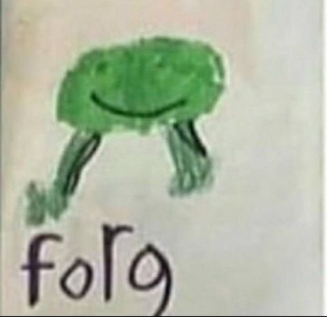 A Frog, Green