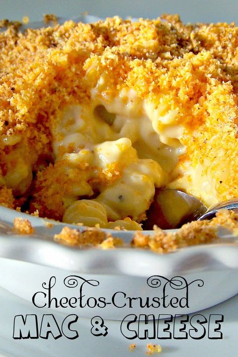 Cheetos Recipe, Cheetos Mac And Cheese, Cheesy Bites, Fresh Bread Crumbs, Nutrition Sportive, Mac Cheese, To My Son, Fun Cooking, Polenta