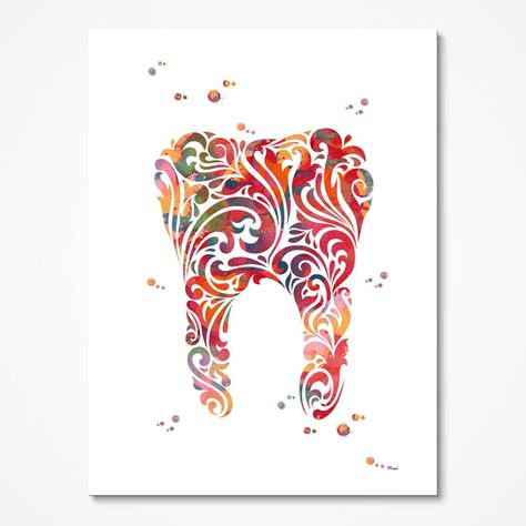 Shop new_products and more Dental Art at MimiPrints Anatomy Art Prints And Science Art Dentist Art, Care Symbol, Clinic Decor, Dental Posters, Dentist Clinic, Teeth Art, Dental Office Decor, Symbol Art, Dental Logo