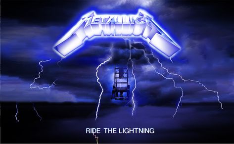 Ride The Lightning Wallpaper, Metallica Quotes, Lightning Wallpaper, Metallica Poster, Metallica Ride The Lightning, Metallica Black Album, Doom Demons, Music Diary, Band Covers