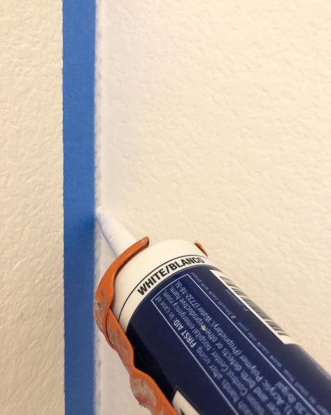 Straight Line Painting, Angela Rose Home, Painting Walls Tips, Caulk Paint, Love Projects, Paint Like A Pro, Caulk Tape, Line Painting, Mcm Home