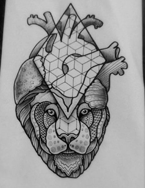 Heart of a Lion Tattoo Lion And Heart Tattoo, Lion Hearted Tattoo, Heart Of A Lion Tattoo, Lion Heart Tattoo, Heart Of A Lion, Tattoo Time, Black Rose Tattoos, Sun Tattoos, Sleeve Ideas