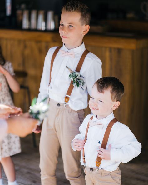 Bridget Wedding, Ring Bearer Outfits, Wedding Page Boys, Wedding Theme Color Schemes, Wedding Outfit For Boys, Small Backyard Wedding, Ring Boy, Kids Wedding, Ring Bearers