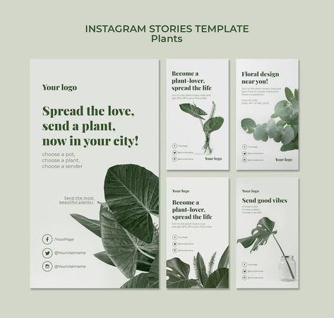 Interior Design Instagram, Graphic Design School, Sending Good Vibes, About Plants, Desain Editorial, Nature Instagram, Catalog Design, Social Media Banner, Free Instagram