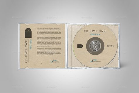 9 CD Jewel Case Mock-ups Music Management, Cd Jewel Case, Graphic Design Portfolio Cover, Study Music, Cd Case, Music Software, Dvd Case, Cd Cases, Jewel Case