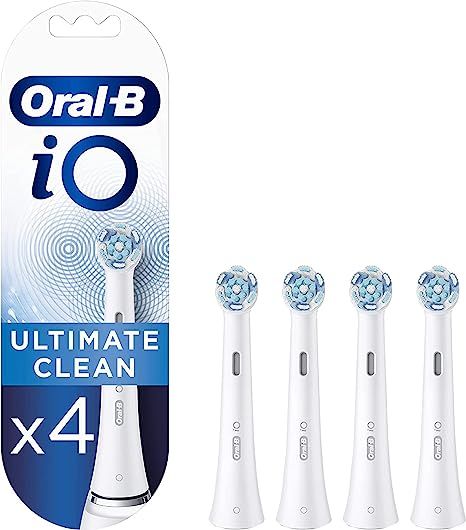 Brand Oral-B Colour White Size 4 Count (Pack of 1) Age range (description) Adult Model name Oral-B iO Ultimate Clean Electric Toothbrush Head Oral B Toothbrush, Tooth Brushes, Procter And Gamble, Toothbrush Replacement Heads, Toothbrush Accessories, Oral Care Products, Plaque Removal, Camouflage Makeup, Gift Wishlist