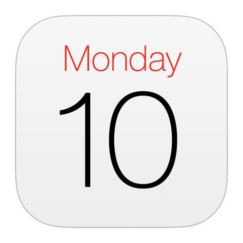 Ios 7 Icons, Ios Calendar, Apple Calendar, Calendar Png, Ios 13, Calendar App, Calendar Icon, Cute App, Ios 7