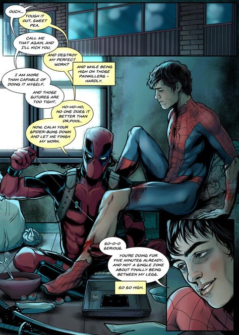 thefuzzyaya she/her on Twitter: "Spider-Man/Deadpool… " Spideypool Comic, Spider Man Deadpool, Spiderman Deadpool, All Spiderman, Deadpool X Spiderman, Deadpool And Spiderman, Deadpool Comic, Dead Pool, Marvel Avengers Funny