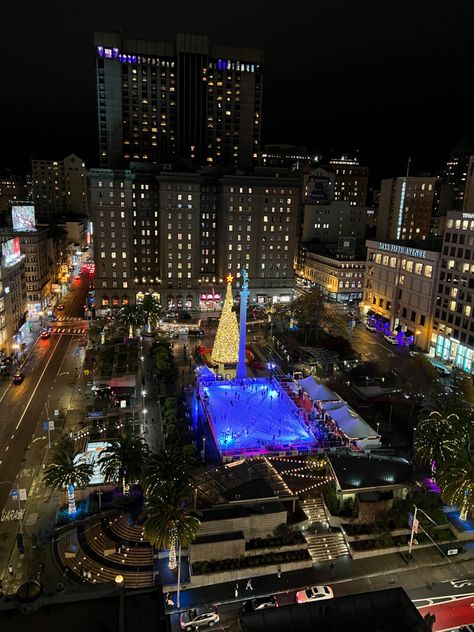 We can’t get enough of this view of Union Square and our beautifully ice rink⛸️🎄 Do you prefer the view by day or night? 🌃🌆 #christmaslights #holidayszn #unionsquaresf #sanfrancisco #iceskatingrink #visitsf #sfbayarea #tourist San Francisco Christmas, Christmas In San Francisco, Union Square San Francisco, Ice Skating Rink, Facial Rejuvenation, Ice Rink, Union Square, The View, Christmas Lights