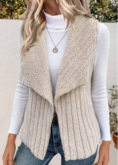 Bodywarmer Outfit, Cute Warm Outfits, Vestido Boho Chic, Relaxed Fashion, Chaleco Casual, Knitted Patterns, Cute Coats, Normal Body, Coats Women