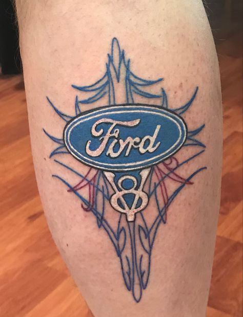 Ford Tattoo Ideas, V8 Tattoo, Ford Tattoo, Hot Rod Tattoo, Tattoo Zeichnungen, Ford V8, Deathly Hallows Tattoo, Flash Tattoo, Hot Rod