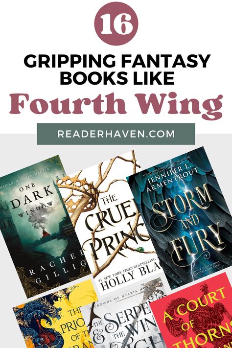 Books Similar To Fourth Wing, What To Read After Fourth Wing, Books Like Fourth Wing, Top Fantasy Books, Best Fantasy Romance Books, Fourth Wing Book, Romantasy Books, Books Of 2023, Romantasy Book