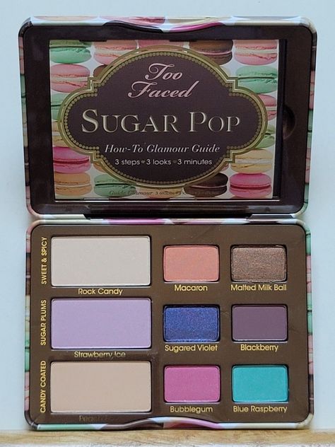 Too Faced SUGAR POP EyeShadow Palette **ITEM WILL NOT COME BOXED/SEALED.** **COLOR(S) WILL VARY DUE TO THE LIGHTING OF THE PHOTOS.** Too Faced No Makeup Makeup Palette, Two Faced Makeup Pallet, Too Faced Christmas Palette, Too Faced Better Than Chocolate Palette, Too Faced Palette, Eyeshadow Palette Too Faced, Brown Eyeshadow Palette, Natural Eyeshadow Palette, Too Faced Eyeshadow