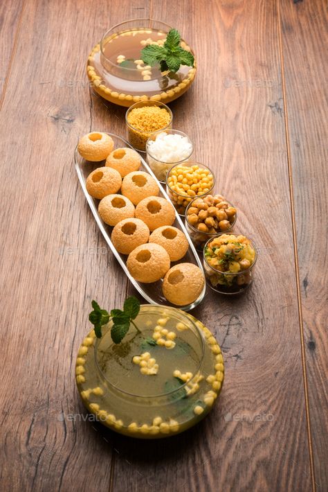 Pani Puri by stockimagefactory. Pani Puri OR Golgappa is a popular Indian Chat menu, selective focus #Sponsored #Golgappa, #popular, #stockimagefactory, #Pani Indian Fast Food, Company Ideas, Pani Puri, Diwali Special, S'mores Bar, Indian Food Recipes Vegetarian, Recipes Vegetarian, Tasty Treats, Food Presentation