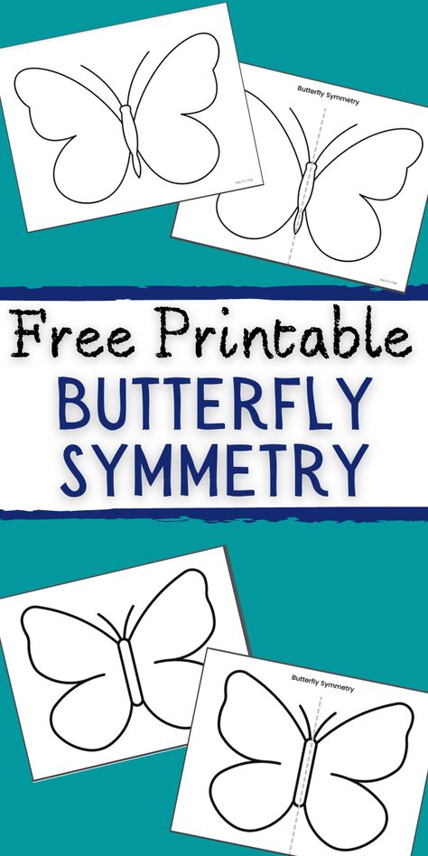 symmetry butterfly painting with free printable butterfly templates Butterfly Painting Kindergarten, Arts And Crafts Butterfly, Spring Paint Crafts For Kids, Bug Art Kindergarten, Build A Butterfly Printable, Kindergarten Spring Crafts Easy, Butterfly Art Project Kindergarten, Butterfly Construction Paper, Life Of A Butterfly Preschool