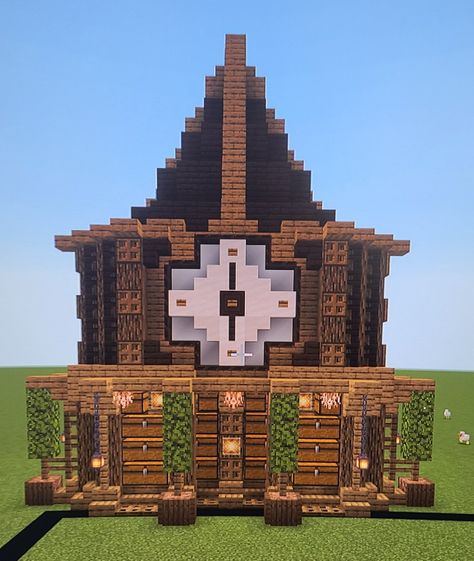 Minecraft Clock Tower, Minecraft Clock, Big Clock, Minecraft Creations, Clock Tower, Minecraft Houses, Minecraft, Tower, Clock