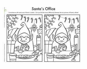 Christmas Second Grade Memory Games Worksheets: Christmas Spot the Difference Christmas Spot The Difference, Spot The Difference Printable, Christmas Learning, Sharks For Kids, Preschool Reading, Activity Sheets For Kids, Christmas Worksheets, Printables Free Kids, Spot The Difference