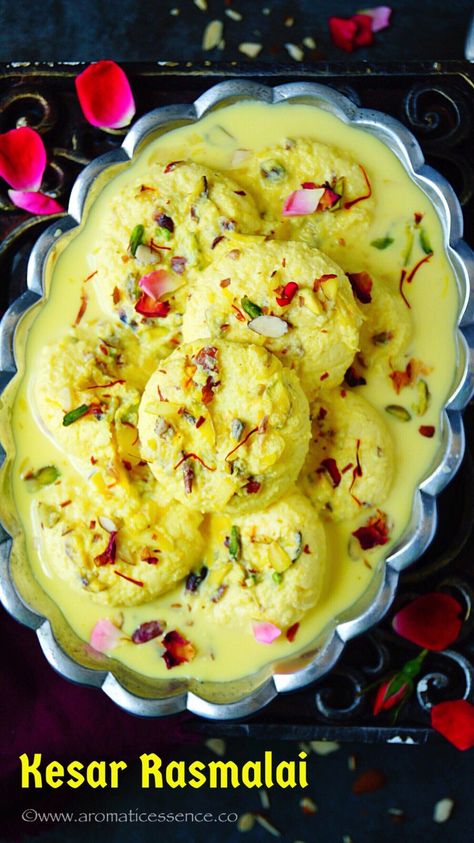 Rasmalai recipe | Kesar rasmalai recipe World Best Wallpaper, Dessert Indian, Parsi Recipes, Desi Traditional, Rasmalai Recipe, Ras Malai, Wallpaper In Hd, Traditional Desserts, Vegetarian Platter