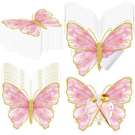 PRICES MAY VARY. Rich in Quantity: there are 100 pieces of disposable placemats, designed with the shape of butterfly in pink and gold, delicate and adorable, and the adequate amount can meet your daily use and replacement demands, and you can also share them with your family and friends Safe and Reliable: the paper placemats disposable 100 pack are made of quality paper material, with single sided and clear printing, which are safe and reliable, and are disposable, saving your cleaning time Fav Butterfly Place, Table 13, Butterfly Party Decorations, Party Kitchen, Butterfly Table, Spring Summer Wedding, Paper Placemats, Butterfly Baby Shower, Paper Doilies