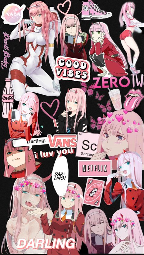 Darling In The Franxx Zero Two Aesthetic Wallpaper  #darlinginthefranxx #zerotwo #anime #wallpaper #aesthetic #aniemwallpaper Zero Two Aesthetic Wallpaper, Zerotwo Wallpaper, Two Aesthetic, Cool Backgrounds For Iphone, Wallpaper Doodle, Blue Anime, Anime Wallpaper Phone, Black Clover Anime, Anime Backgrounds Wallpapers